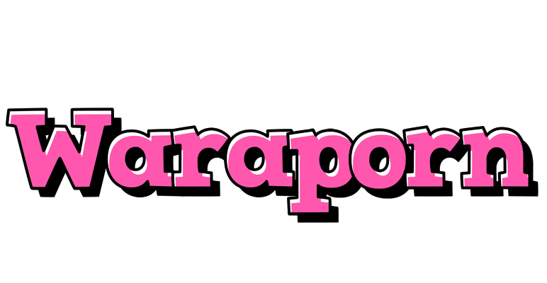 Waraporn girlish logo