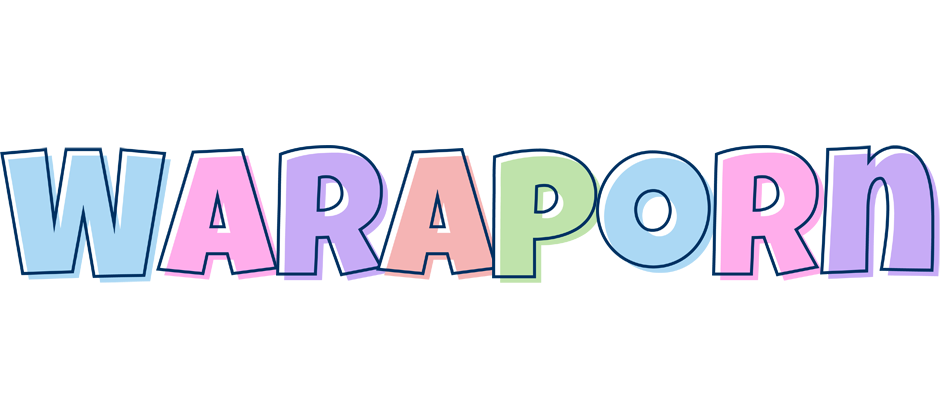 Waraporn pastel logo
