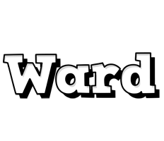 Ward snowing logo