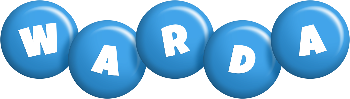 Warda candy-blue logo