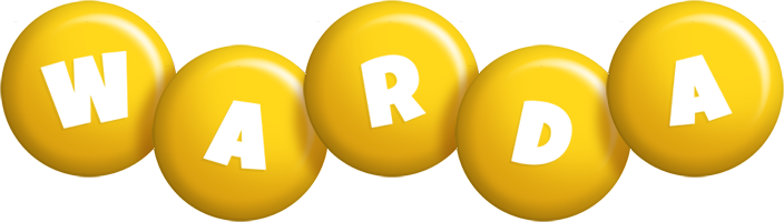 Warda candy-yellow logo