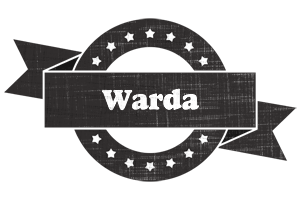 Warda grunge logo