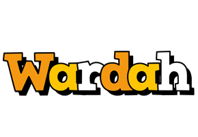 Wardah cartoon logo