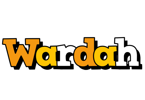 Wardah cartoon logo