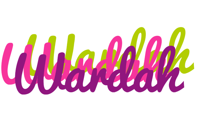 Wardah flowers logo