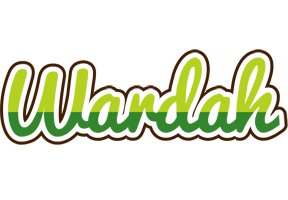 Wardah golfing logo