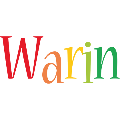 Warin birthday logo
