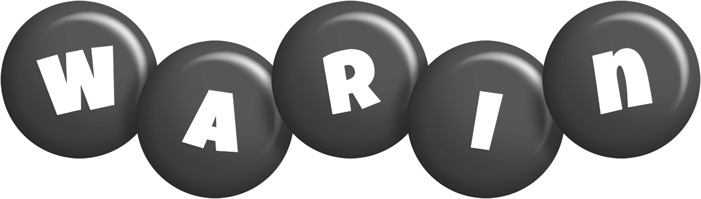 Warin candy-black logo