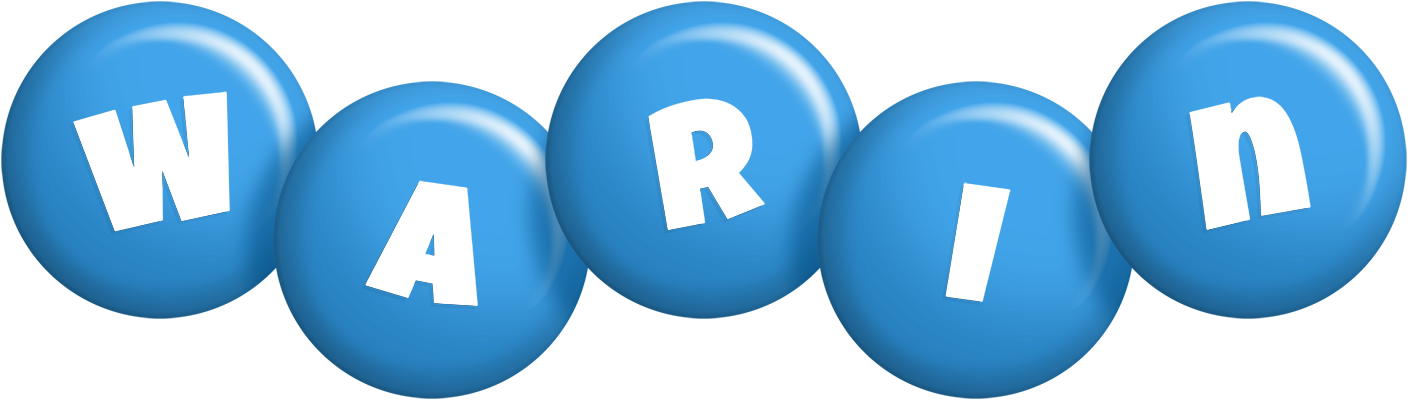 Warin candy-blue logo