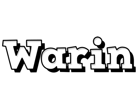 Warin snowing logo