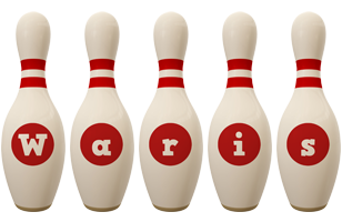 Waris bowling-pin logo