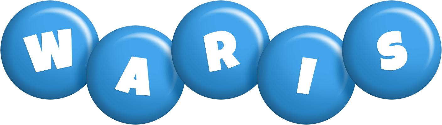 Waris candy-blue logo