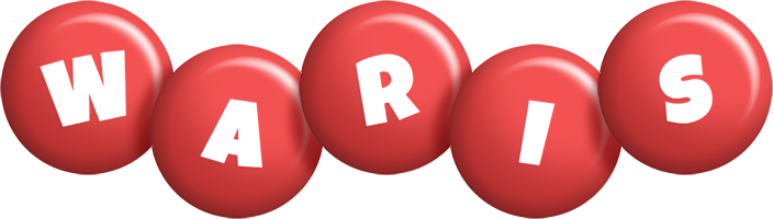 Waris candy-red logo
