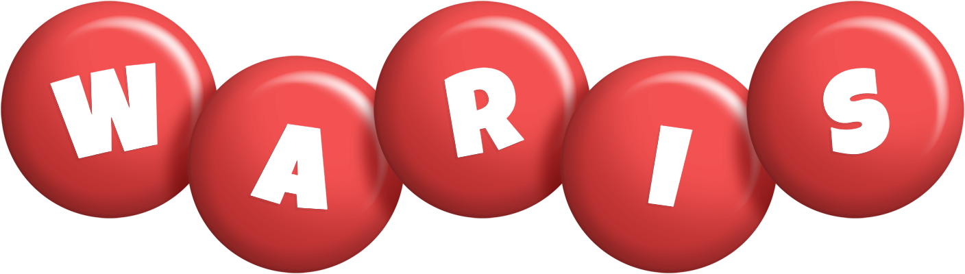 Waris candy-red logo