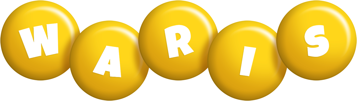 Waris candy-yellow logo