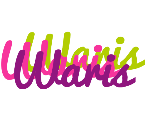 Waris flowers logo