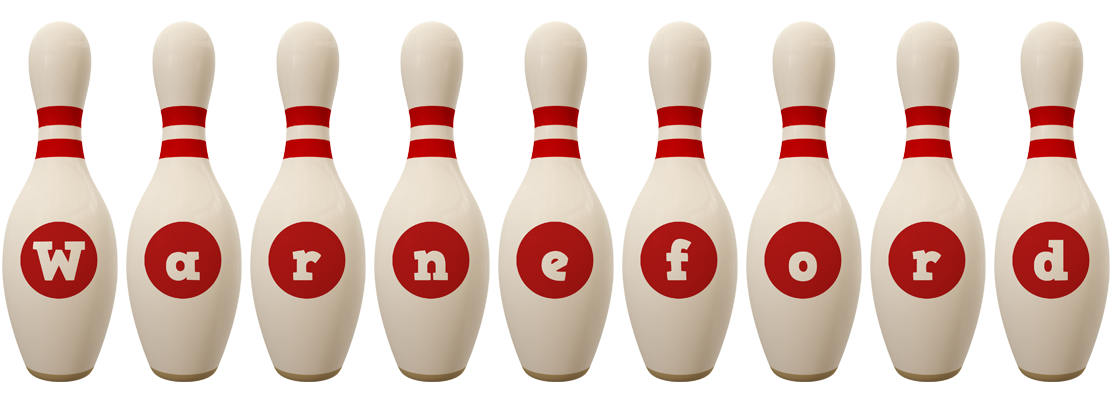 Warneford bowling-pin logo