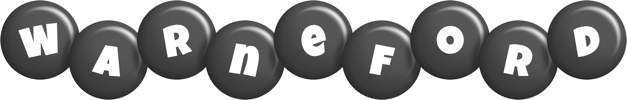 Warneford candy-black logo