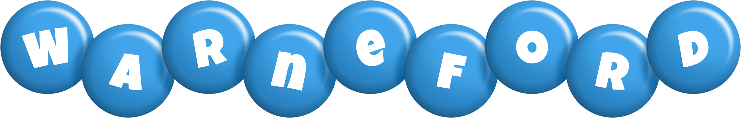 Warneford candy-blue logo
