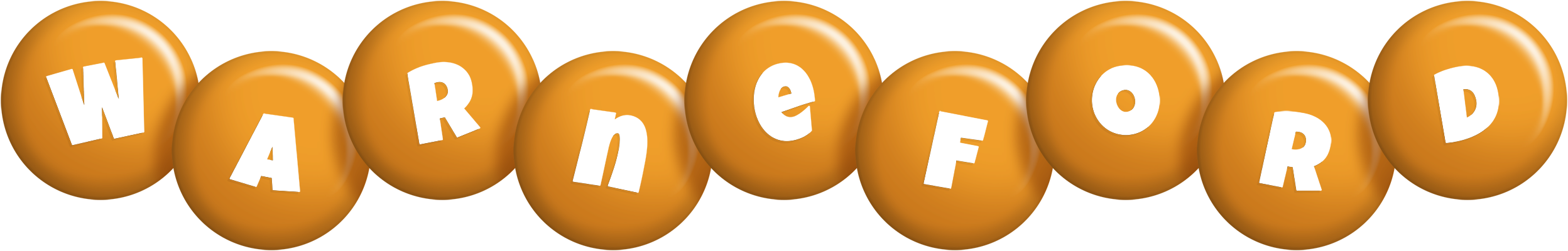 Warneford candy-orange logo
