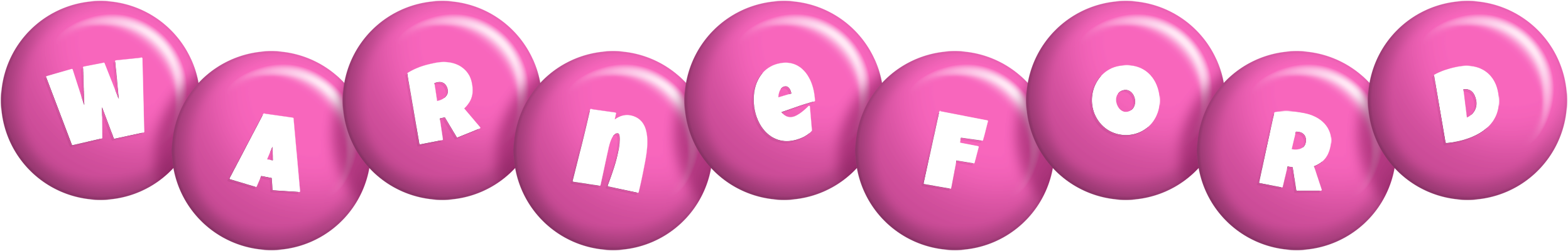 Warneford candy-pink logo