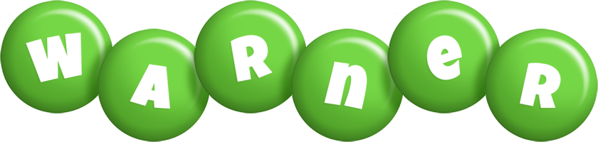 Warner candy-green logo
