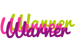 Warner flowers logo