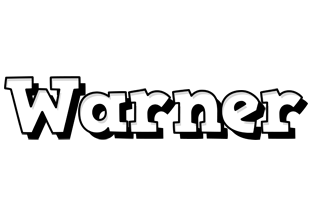 Warner snowing logo