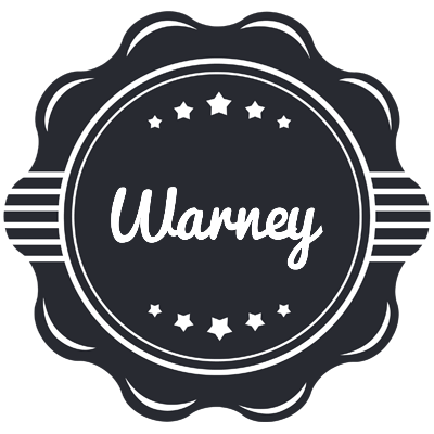 Warney badge logo