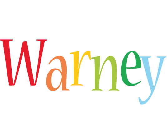 Warney birthday logo