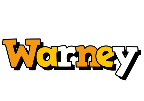 Warney cartoon logo