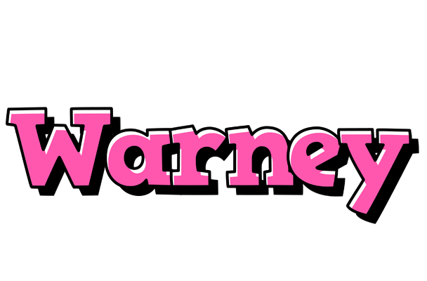 Warney girlish logo