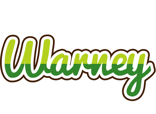Warney golfing logo