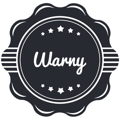 Warny badge logo