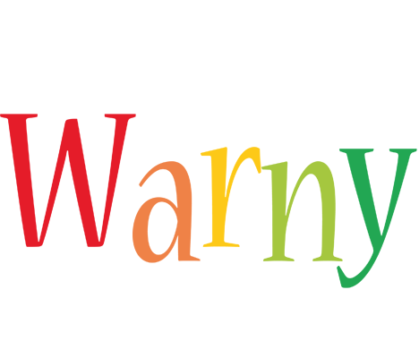 Warny birthday logo