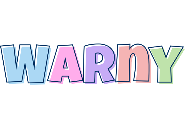 Warny pastel logo