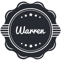 Warren badge logo