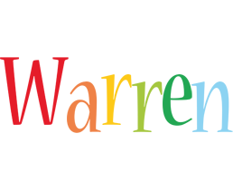 Warren birthday logo