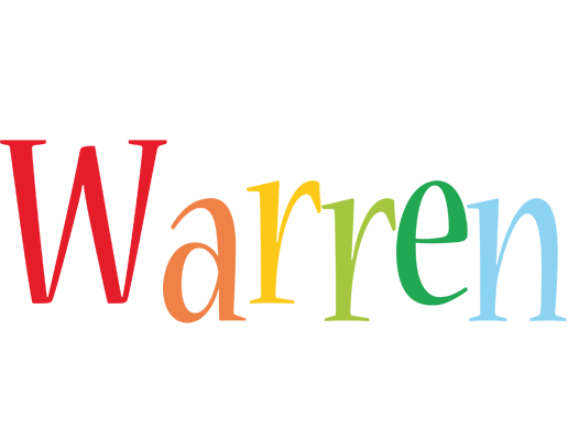 Warren birthday logo