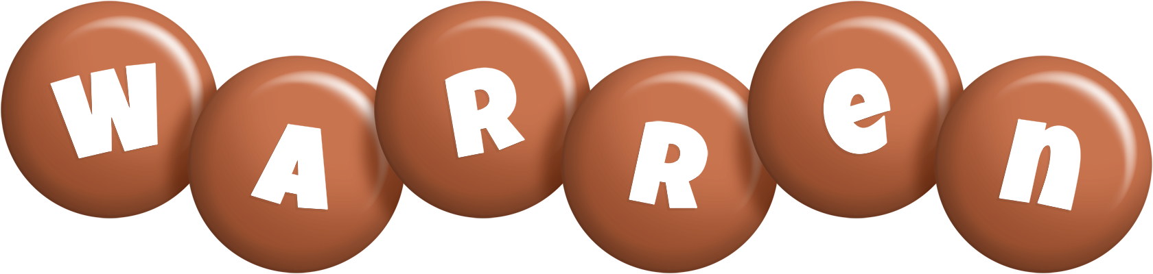 Warren candy-brown logo