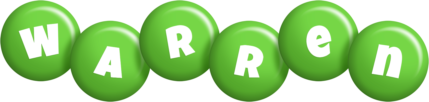 Warren candy-green logo