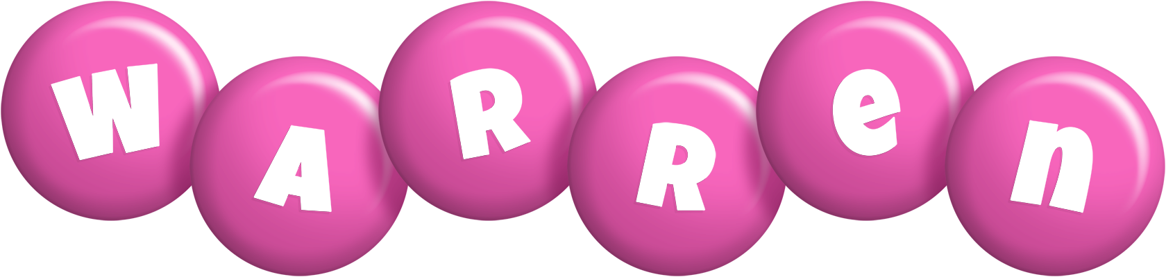 Warren candy-pink logo