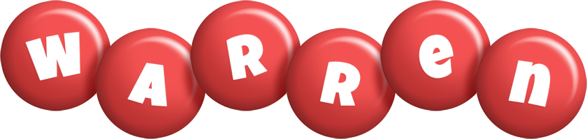 Warren candy-red logo