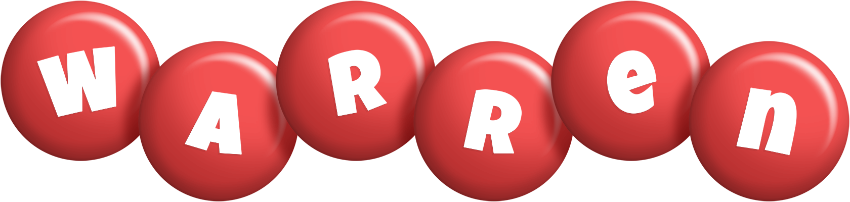 Warren candy-red logo
