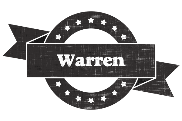 Warren grunge logo