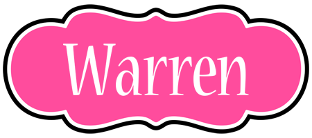 Warren invitation logo