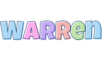 Warren pastel logo