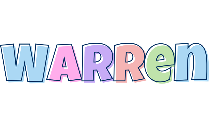 Warren pastel logo