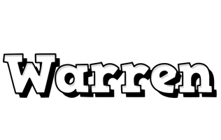 Warren snowing logo