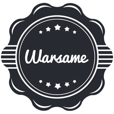 Warsame badge logo